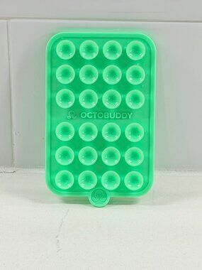 OCTOBUDDY Magnet MagSafe Silicone Suction Phone Mount — Spade Green